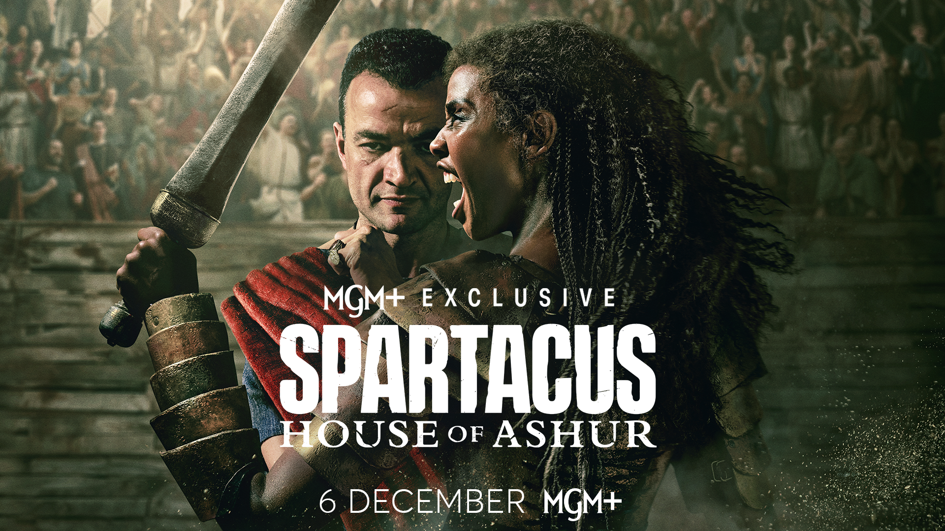 Spartacus: House of Ashur premieres on MGM+ this December | Advanced Television